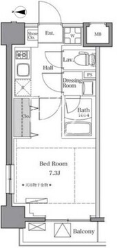 ＢｌｕＲｏｃｋ東品川 601 間取り図