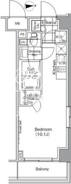 ザ・パークハビオ高円寺 325 間取り図