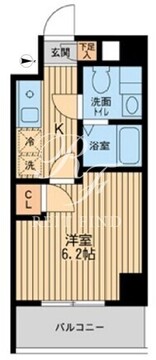 ドゥーエ東陽町 208 間取り図