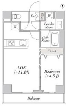 ルミーク大山 302 間取り図
