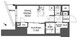 コンフォリア東大井2 204 間取り図