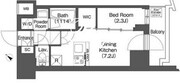 コンフォリア東大井2 601 間取り図