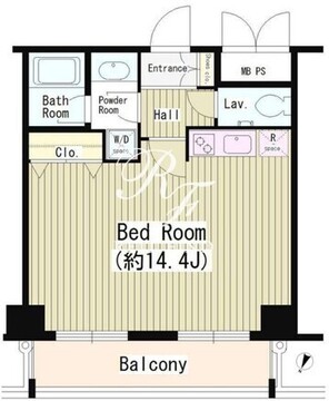 ワッツ白金 606 間取り図