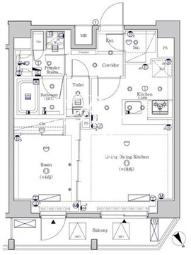 シーフォルム大井町 902 間取り図