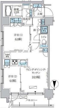 パークアクシス両国馬車通り 405 間取り図