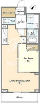 モナークマンション代々木1 202 間取り図