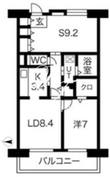 アクティ目黒駅前 2-902 間取り図
