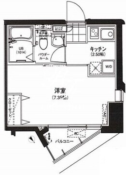 サウンドおしあげ 1006 間取り図