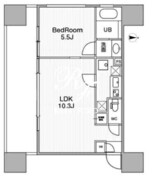 アーバンフラッツ池袋プレミアム 203 間取り図