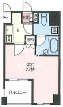エスティメゾン浅草駒形 603 間取り図
