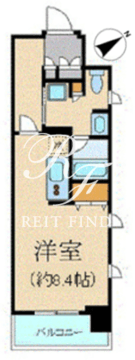 クリオ五反田 605 間取り図