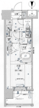 メインステージ浅草入谷2 301 間取り図