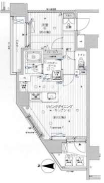 メインステージ浅草入谷2 403 間取り図