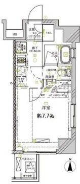 ディアレイシャス菊川 804 間取り図