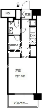 ニューシティアパートメンツ亀戸 612 間取り図