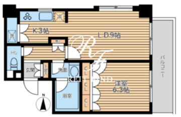 KDXレジデンス代官山2 303 間取り図