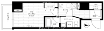 ステージグランデ秋葉原 401 間取り図