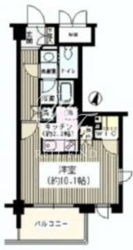 アゼリアテラス新宿 513 間取り図