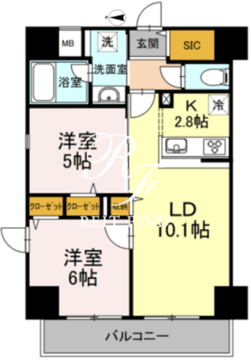 D-room早稲田 301 間取り図