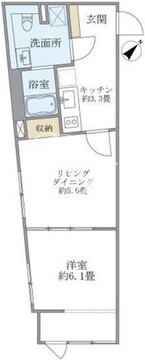 HTピア赤坂 410 間取り図
