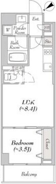 ルミーク文京千石 208 間取り図