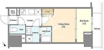 コンフォリア要町 403 間取り図