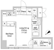 コンフォリア東池袋イースト 403 間取り図