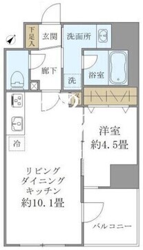パインステージ白金高輪 603 間取り図
