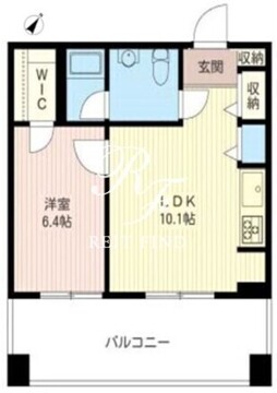 レジデンスシャルマン月島 718 間取り図