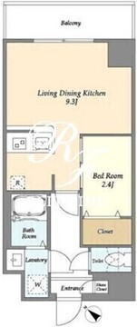 アルファコート曳舟 702 間取り図
