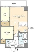 アルファコート曳舟 301 間取り図 ?>