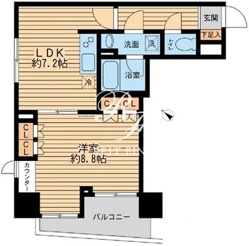 日本橋ファーストレジデンス 702 間取り図