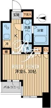 KDXレジデンス東新宿 1006 間取り図