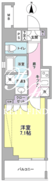 セルビシエ白金 202 間取り図