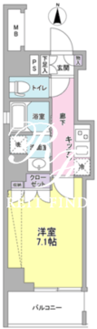 セルビシエ白金 1202 間取り図