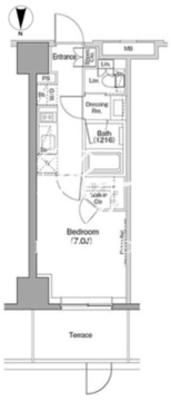 ザ・パークハビオ木場 1110 間取り図