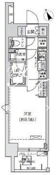 ブランシエスタ駒込 601 間取り図