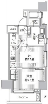 ヒューリックレジデンス駒込 403 間取り図