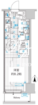 プレール・ドゥーク両国4 403 間取り図