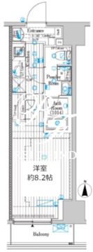 プレール・ドゥーク両国4 703 間取り図