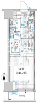 プレール・ドゥーク両国4 304 間取り図