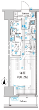 プレール・ドゥーク両国4 404 間取り図