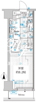 プレール・ドゥーク両国4 504 間取り図