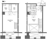 グラディート汐留ロッソ 705 間取り図