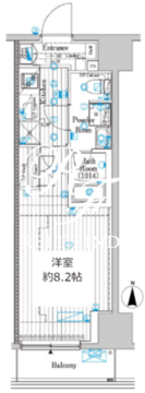 プレール・ドゥーク両国4 307 間取り図