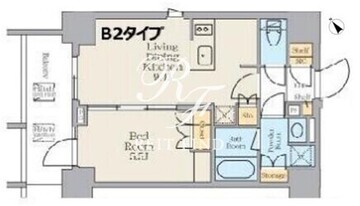 クレストコート蔵前ステーションフロント 802 間取り図