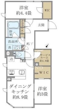 コンポジット高輪 101 間取り図