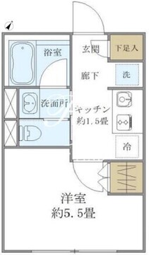 コンポジット高輪 203 間取り図