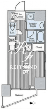 エスタート三田 1103 間取り図