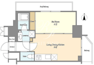エスタート三田 1202 間取り図